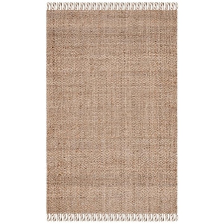 Safavieh 8 x 10 ft. Natural Fiber Rustic Rectangle Hand Woven Rug, Grey & Natural NF821F-8